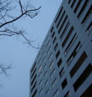 block of flats - tv aerials